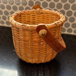 Handcrafted Brown Woven Basket